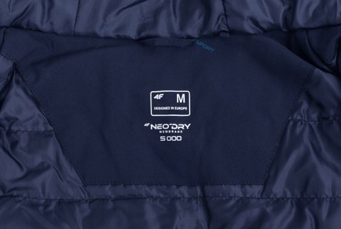 MĘSKA KURTKA ZIMOWA SPORTOWA Z MEMBRANĄ 4F | OCIEPLANA | WODOODPORNA | S