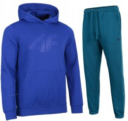 4F OCIEPLONY MĘSKI DRES BAWEŁNA KOMPLET BLUZA SPODNIE / rozm L