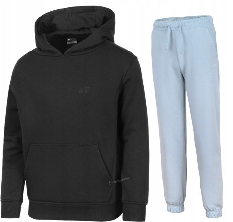 4F OCIEPLANY DZIEWCZĘCY DRES KOMPLET BLUZA SPODNIE / rozm 140