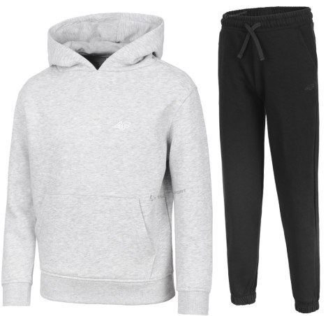 4F OCIEPLANY DZIEWCZĘCY DRES KOMPLET BLUZA SPODNIE / rozm 134