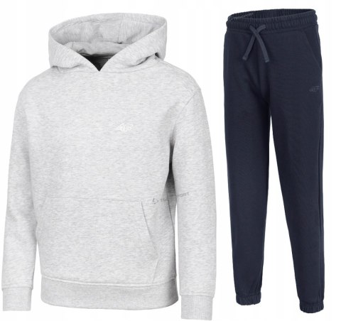 4F OCIEPLANY DZIEWCZĘCY DRES KOMPLET BLUZA SPODNIE / rozm 140