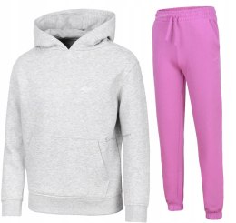 4F OCIEPLANY DZIEWCZĘCY DRES KOMPLET BLUZA SPODNIE / rozm 140