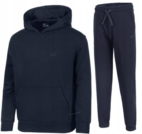 4F OCIEPLANY DZIEWCZĘCY DRES KOMPLET BLUZA SPODNIE / rozm 146
