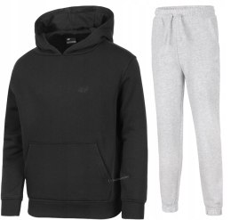 4F OCIEPLANY DZIEWCZĘCY DRES KOMPLET BLUZA SPODNIE / rozm 146