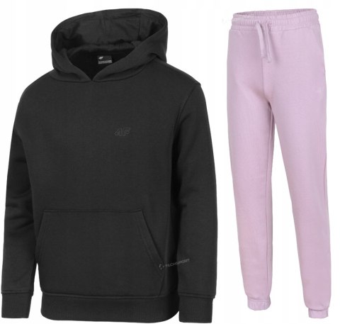 4F OCIEPLANY DZIEWCZĘCY DRES KOMPLET BLUZA SPODNIE / rozm 146
