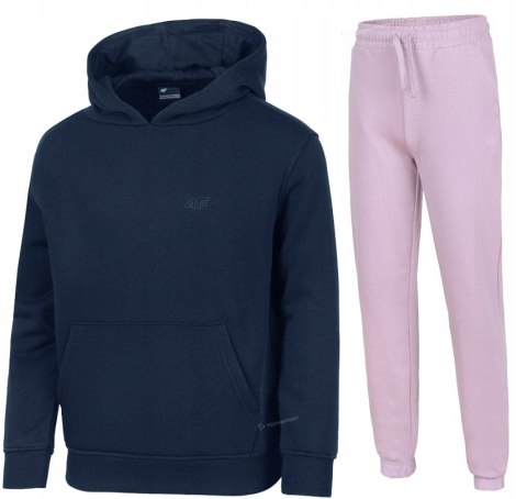4F OCIEPLANY DZIEWCZĘCY DRES KOMPLET BLUZA SPODNIE / rozm 152