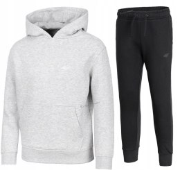 4F OCIEPLANY DZIEWCZĘCY DRES KOMPLET BLUZA SPODNIE / rozm 140