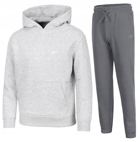 4F OCIEPLANY CHŁOPIĘCY DRES KOMPLET BLUZA KANGURKA SPODNIE / rozm 164