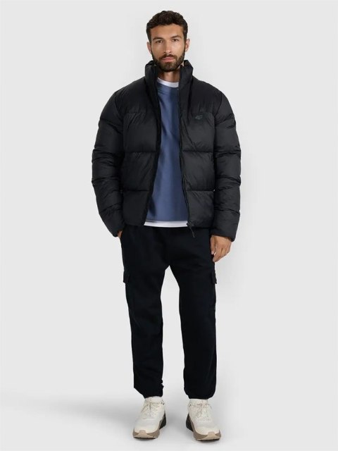 CIEPŁA MĘSKA KURTKA PUCHOWA 4F | PIKOWANA | rozm. L