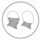 4F CIEPŁY GRUBY POLAROWY KOMIN CHUSTA BANDANA SZAL MASKA POLARTEC