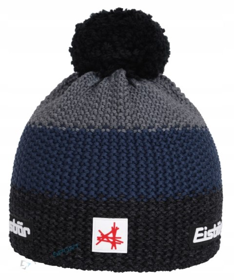 EISBAR STAR POMPON | CIEPŁA WYGODNA CZAPKA ZIMOWA Z WEŁNY MERINO