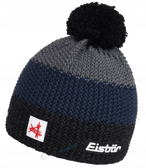 EISBAR STAR POMPON | CIEPŁA WYGODNA CZAPKA ZIMOWA Z WEŁNY MERINO