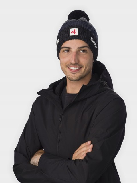 EISBAR STAR POMPON | CIEPŁA WYGODNA CZAPKA ZIMOWA Z WEŁNY MERINO