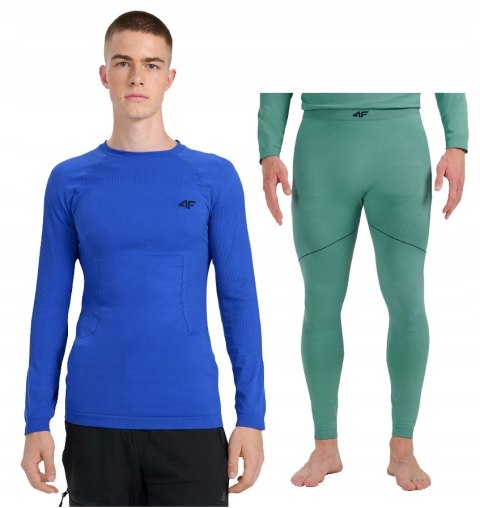 4F KOMPLET MĘSKA BIELIZNA TERMOAKTYWNA KOSZULKA SPODNIE rozm S/M