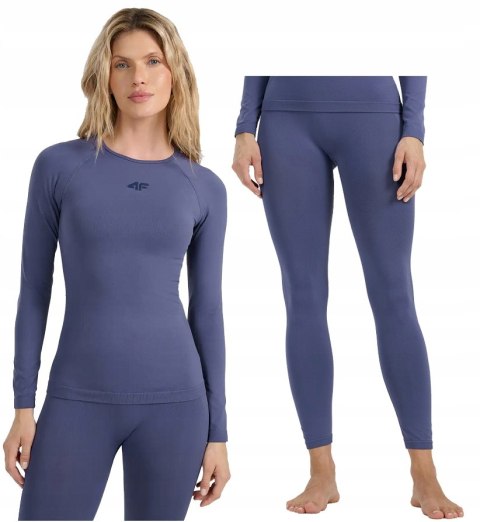 4F KOMPLET DAMSKA BIELIZNA TERMOAKTYWNA TERMICZNA rozm M/L