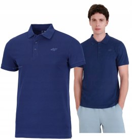4F MĘSKA KOSZULKA POLO POLÓWKA BAWEŁNA / rozm XL