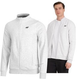 4F OCIEPLANA MĘSKA BLUZA BOMBERKA ROZPINANA BAWEŁNIANA / rozm L