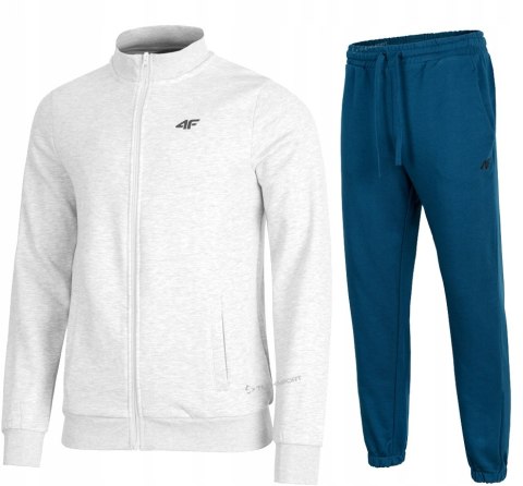 4F OCIEPLANY MĘSKI DRES BAWEŁNA KOMPLET BLUZA SPODNIE / rozm L