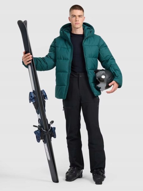 4F MĘSKIE SOFTSHELLOWE SPODNIE NARCIARSKIE Z SZELKAMI MEMBRANA 10000 r. L