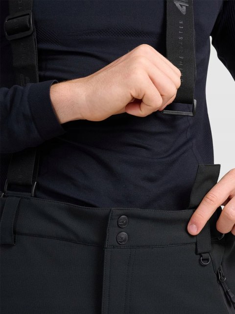 4F MĘSKIE SOFTSHELLOWE SPODNIE NARCIARSKIE Z SZELKAMI MEMBRANA 10000 r. L