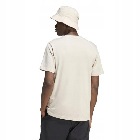 ADIDAS WYGODNA KOSZULKA MĘSKA T-SHIRT 100% BAWEŁNA BEŻOWA / roz. XXL