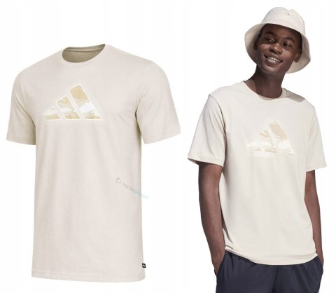 ADIDAS WYGODNA MĘSKA KOSZULKA T-SHIRT 100% BAWEŁNA TRENINGOWA / roz. 4XL