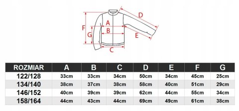 4F JUNIORSKI CIENKI POLAR BLUZA MIKROPOLAR / rozm 134/140