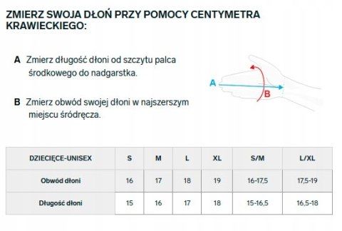 4F JUNIORSKIE RĘKAWICE NARCIARSKIE ZIMOWE / rozm S