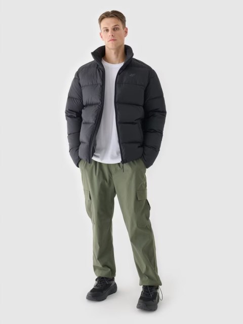 4F MĘSKA KURTKA ZIMOWA PUCHOWA Z NATURALNYM WYPEŁNIENIEM | PUCH KACZY | M