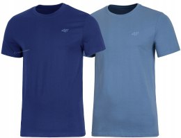 4F ZESTAW 2szt. 2-PAK MĘSKA KOSZULKA T-SHIRT 100% BAWEŁNA / rozm XXL