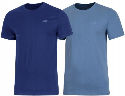 4F ZESTAW 2szt. 2-PAK MĘSKA KOSZULKA T-SHIRT 100% BAWEŁNA / rozm XXL