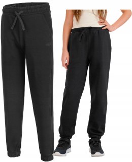 4F DZIEWCZĘCE SPODNIE DRESOWE BAWEŁNA / rozm 134