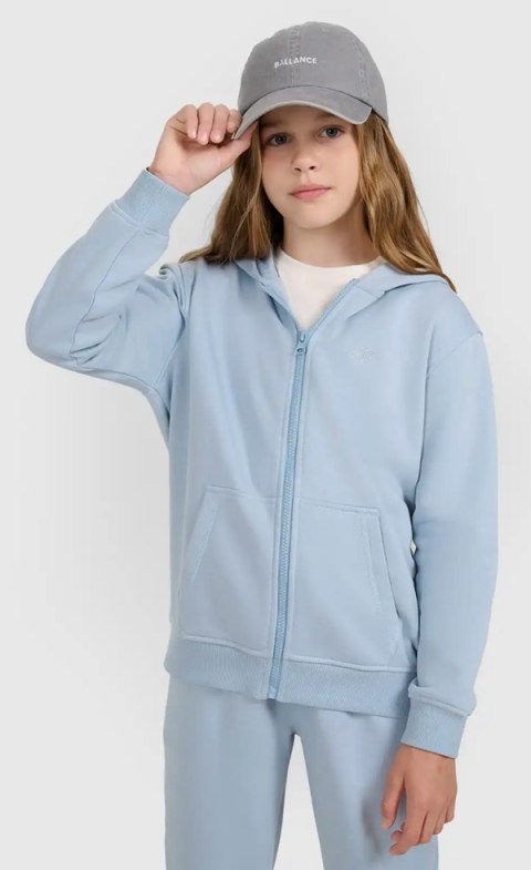 4F OCIEPLANA DZIEWCZĘCA BLUZA ROZPINANA Z KAPTUREM / rozm 164