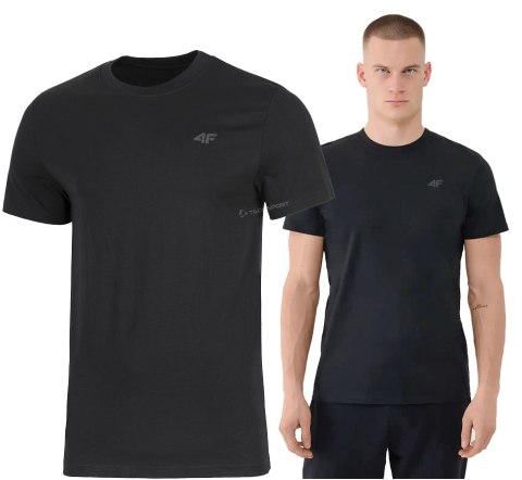 4F MĘSKA KOSZULKA T-SHIRT 100% BAWEŁNA / rozm S