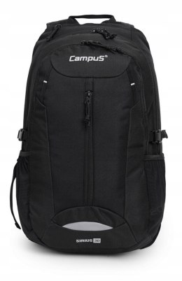 MARKOWY PLECAK TURYSTYCZNY CAMPUS SIRIUS 30L | CZARNY