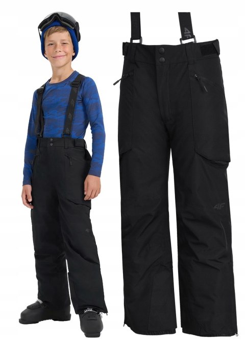 4F CHŁOPIĘCE SPODNIE NARCIARSKIE SNOWBOARDOWE membrana 8000mm / rozm 134