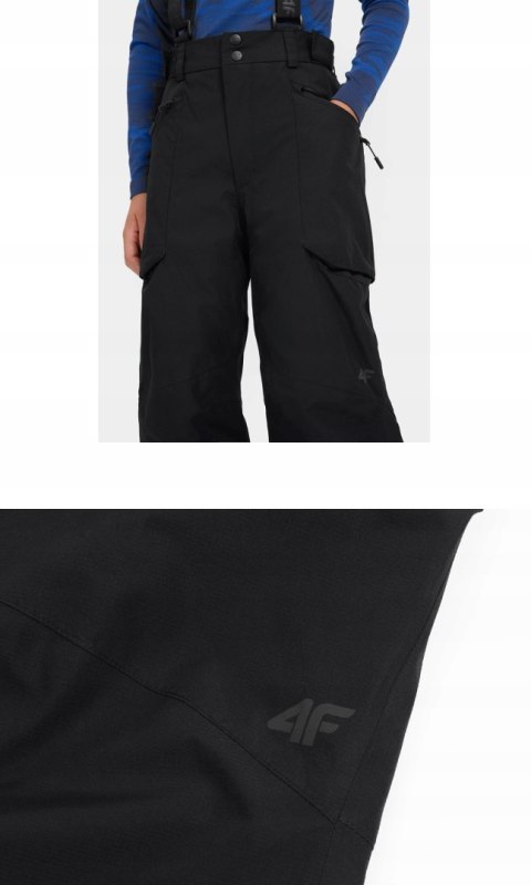 4F CHŁOPIĘCE SPODNIE NARCIARSKIE SNOWBOARDOWE membrana 8000mm / rozm 134