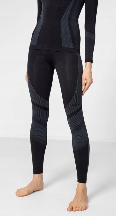 4F DAMSKA BIELIZNA TERMOAKTYWNA KOMPLET KOSZULKA SPODNIE / rozm M/L