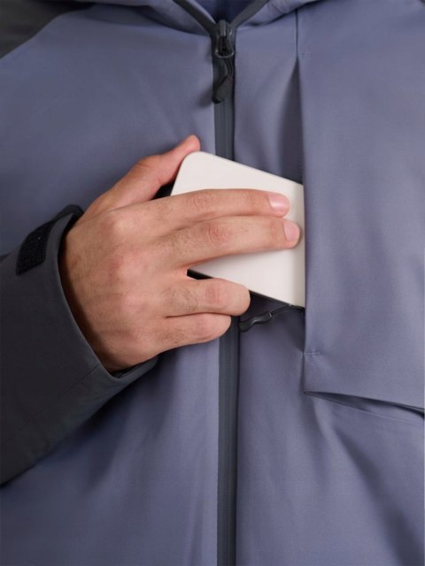 4F MĘSKA KURTKA ZIMOWA OCIEPLANA Z KAPTUREM | MEMBRANA 5000 NEO-DRY | L