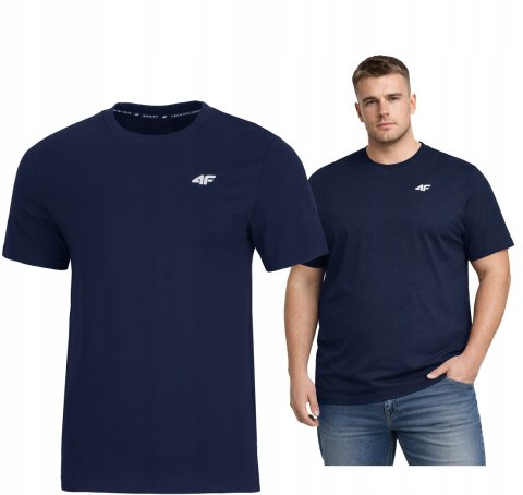 4F MĘSKA KOSZULKA T-SHIRT 100% BAWEŁNA / rozm XXXL 3XL