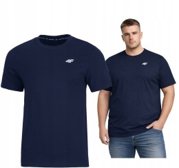 4F MĘSKA KOSZULKA T-SHIRT 100% BAWEŁNA / rozm XXXXL 4XL