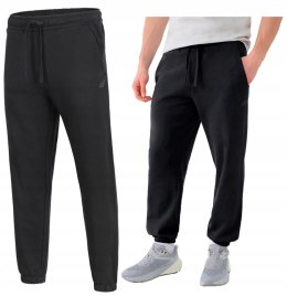 4F MĘSKIE SPODNIE DRESOWE DRESY JOGGERY BAWEŁNA / rozm S