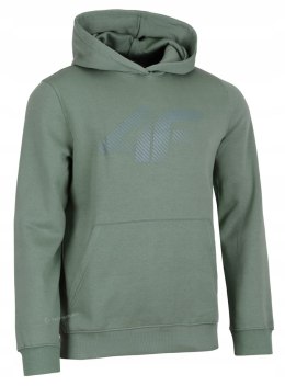 4F OCIEPLANA MĘSKA BLUZA DRESOWA Z KAPTUREM KANGURKA / rozm M