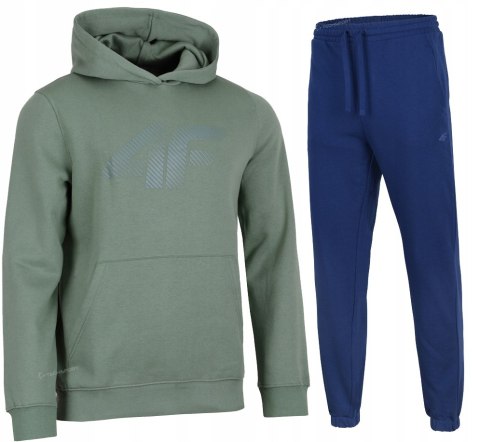 4F OCIEPLANY MĘSKI DRES BAWEŁNA KOMPLET BLUZA SPODNIE / rozm M