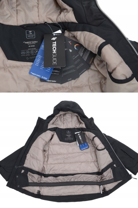 4F CHŁOPIĘCA KURTKA ZIMOWA NARCIARSKA membrana 8000 / rozm 128