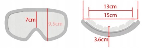 4F GOGLE NARCIARSKIE SNOWBOARDOWE LUSTRZANKI S2