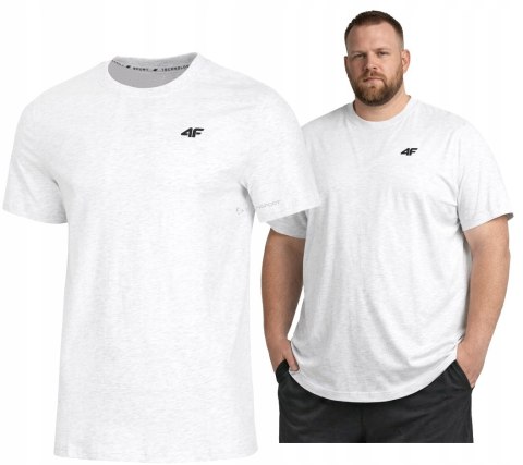 4F MĘSKA KOSZULKA T-SHIRT 100% BAWEŁNA / rozm XXXXL 4XL