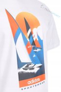 ADIDAS WAKACYJNA KOSZULKA MĘSKA T-SHIRT 100% BAWEŁNA Z GRAFIKĄ / roz. XXL