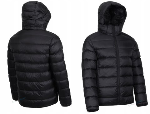 4F MĘSKA KURTKA ZIMOWA PUCHOWA Z KAPTUREM | NATURALNE WYPEŁNIENIE | S