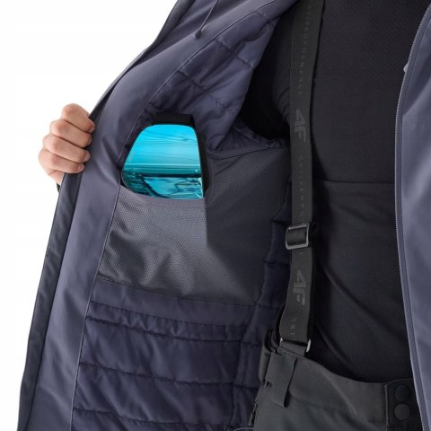 4F MĘSKA KURTKA ZIMOWA Z KAPTUREM | MEMBRANA 5000 | OCIEPLANA | XXL